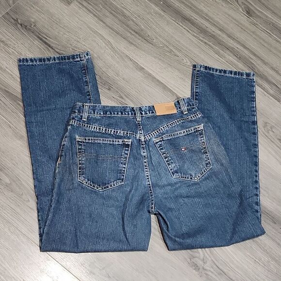 Tommy Hilfiger Vintage Med Blue Mom Straight Leg Jeans - Picture 8 of 9